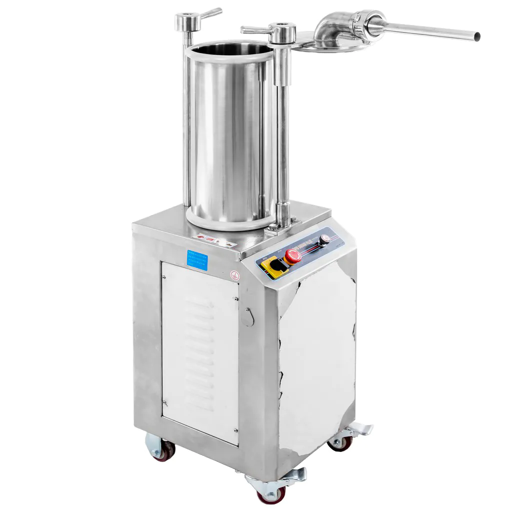 Masina de umplut carnati hidraulica 15L, 300kg/h, 750W [2]