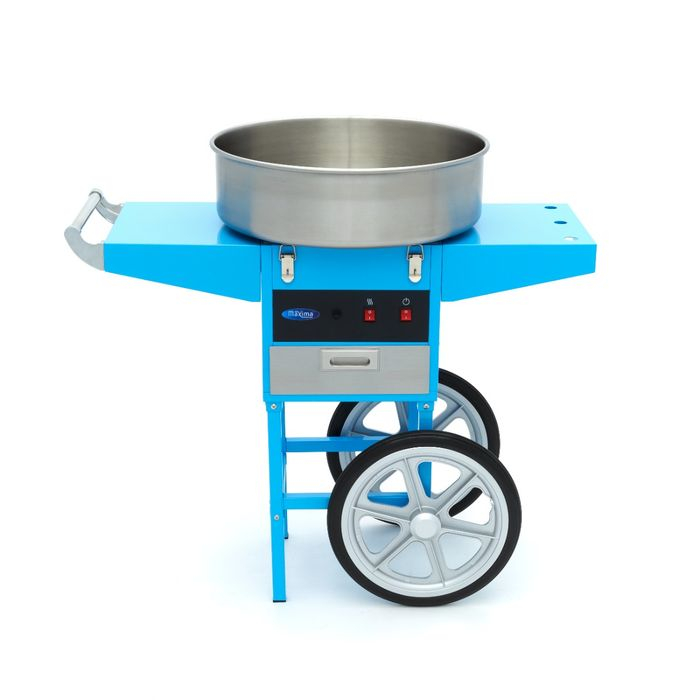 Masina de vata de zahar Ø 52cm albastru cu carucior, 1080W [7]