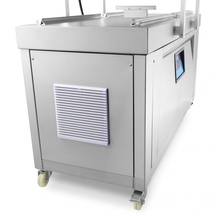 Masina de vidat cu 2 camere 4×600 mm cu suport si roti, 230V, 2x0,75 kW [3]