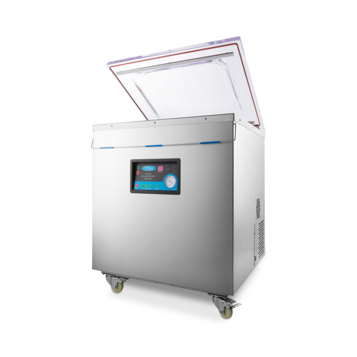 Masina de vidat cu camer 2×700 mm cu suport si roti, 230V, 3,6 kW [8]
