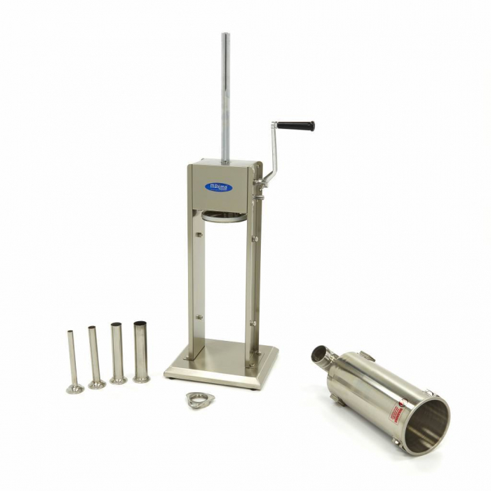 Masina facut carnati inox 5 litri, 4 palnii incluse [5]