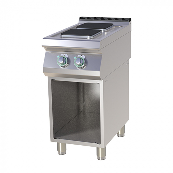 Masina gatit electrica 2 plite patrate cu suport, 2x2,6 kW, linia 700, SPQ740E [1]