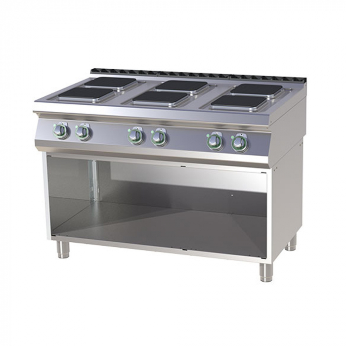 Masina gatit electrica 6 plite radiante cu suport, 6x2,6 kW, linia 700, SPQ7120E [1]