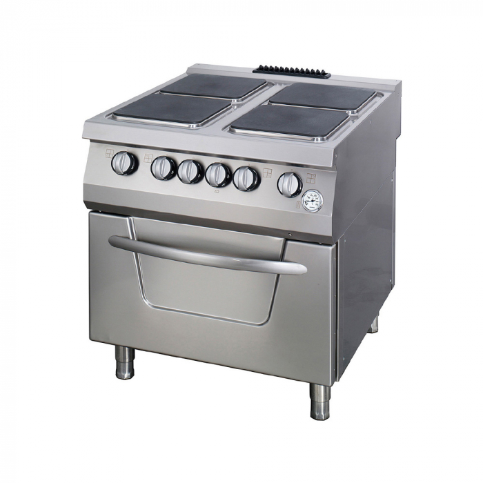 Masina gatit electrica cu 4 plite patrate si cuptor, 22 kW, 400V, linia 900 [2]