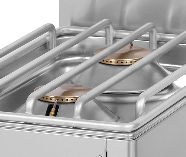 Masina gatit gaz 3 arzatoare de banc, 3x4,5 kW, 990x600x290(h) mm, linia 600, SP90/3GLS [3]