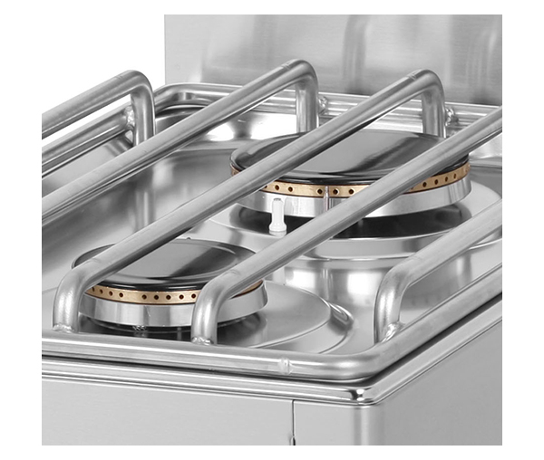 Masina gatit gaz 4 arzatoare de banc, (2x3 + 2x3,6 kW), linia 600, SP60GL [3]