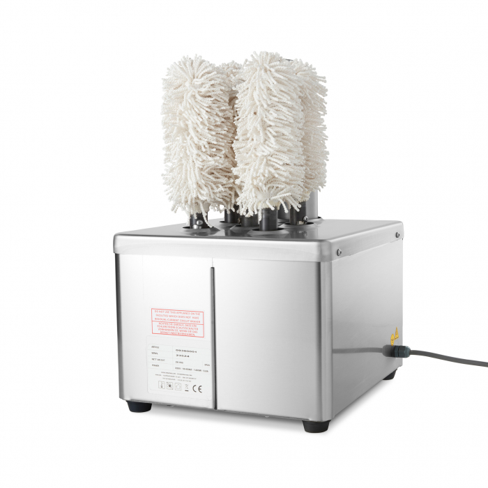 Mașină de lustruit pahare cu 5 perii, 1,4 kW, 230V [4]