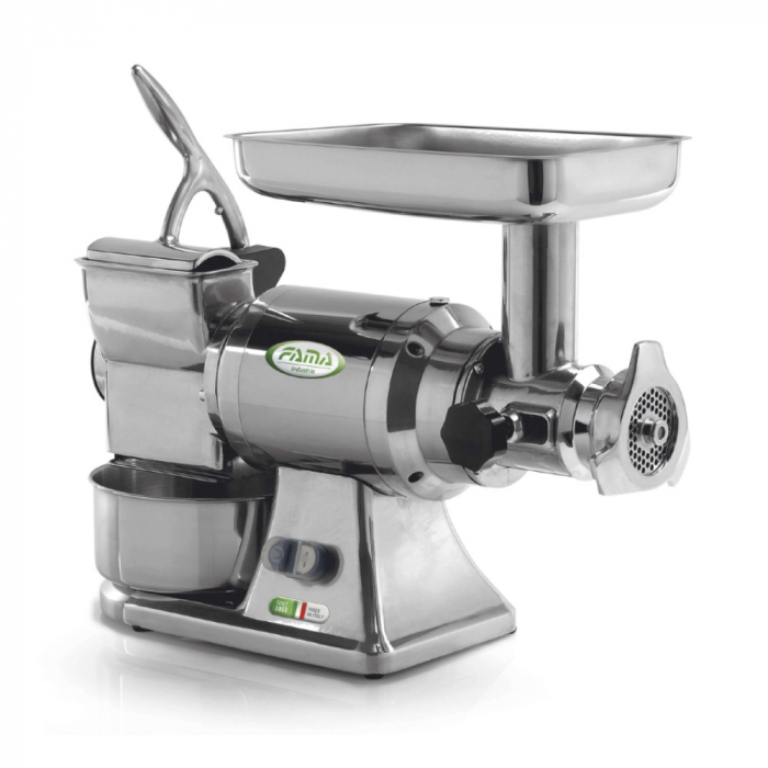 Masina tocat carne cu razatoare - 200kg/h carne / 50kg/h branza, 0,75 kW, 230V, FTG127 [1]