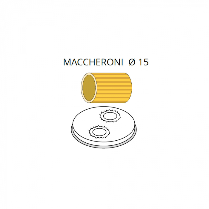 Matrita MACCHERONI ø15 pentru masina de paste model MPF1,5N, PF15E, ACTRMPF67 [1]