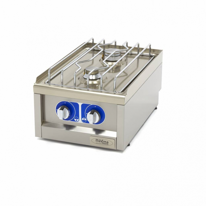 Masina de gatit pe gaz cu 2 arzatoare 5 kW + 3.5 kW de banc [2]