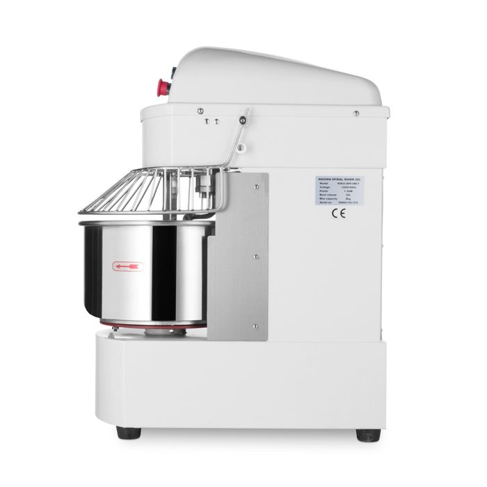 Mixer aluat 20 litri, 13kg aluat, 2 viteze, inox, cuva fixa [8]