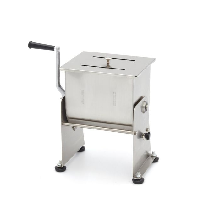Mixer manual pentru carne 10 litri, 7,5kg, cuva rabatabila, inox [7]
