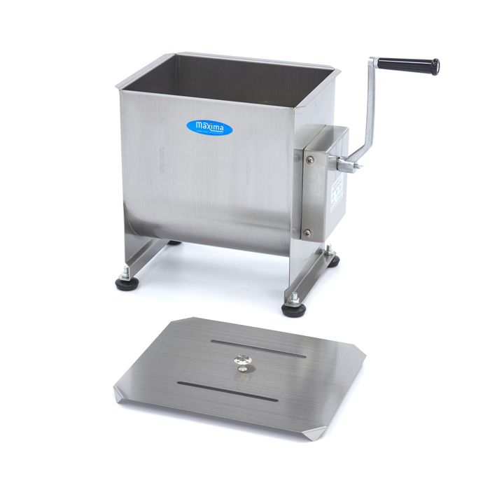 Mixer manual pentru carne 20 litri, 16kg, inox, operare manuala [5]