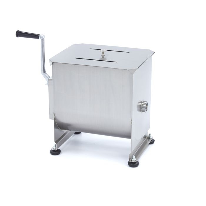 Mixer manual pentru carne 20 litri, 16kg, inox, operare manuala [4]
