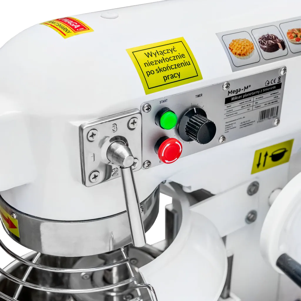 Mixer planetar 10L cu timer [4]