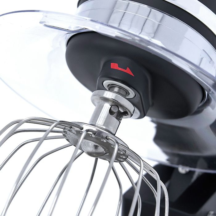 Mixer planetar 7 litri pentru aluat pana la 2kg, negru mat, 11 viteze [3]