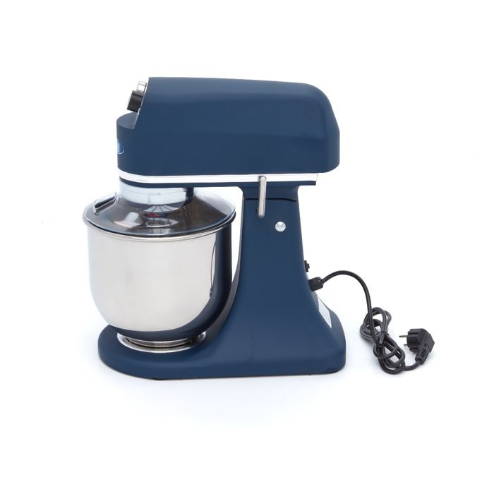 Mixer planetar 7 litri pentru aluat pana la 2kg, Steel Blue Mat, 11 viteze [7]
