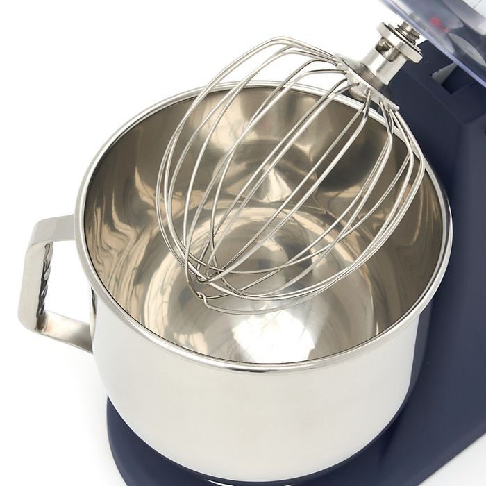 Mixer planetar 7 litri pentru aluat pana la 2kg, Steel Blue Mat, 11 viteze [2]