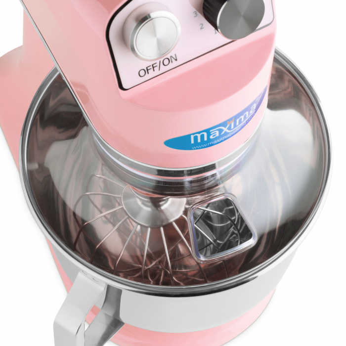 Mixer planetar semiprofesional 7 litri roz, 230V, 0,35 kW [5]