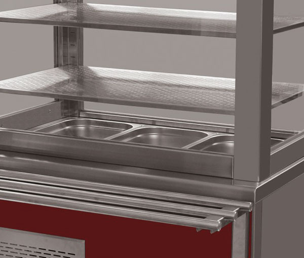 Modul rece cu vitrina servire asistata, 3 GN1/1 [2]