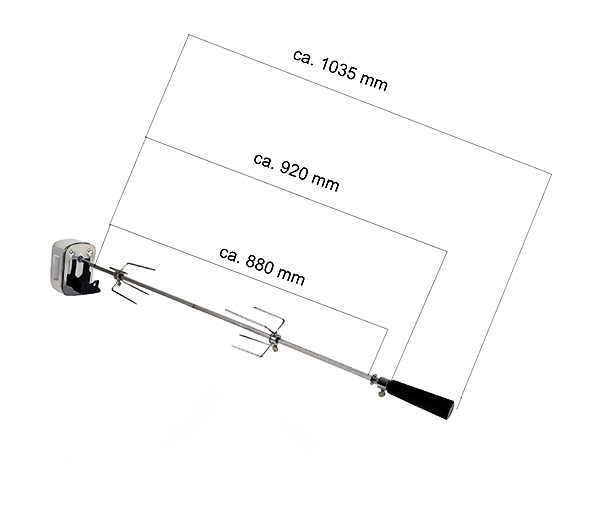 Motor pentru protap, 230V, BGS-e [4]
