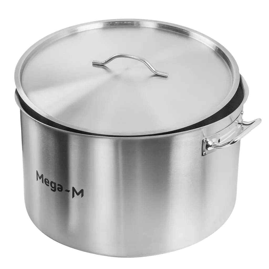 Oala inox cu capac 58L, 50x30cm [4]
