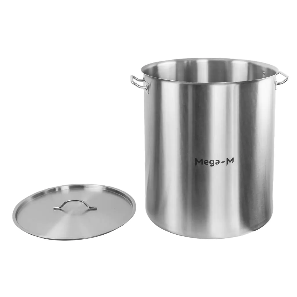 Oala inox inalta cu capac 115L, 50x60cm [3]