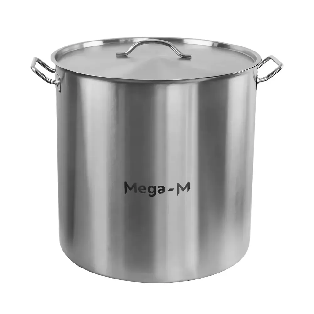 Oala inox inalta cu capac 130L, 55x55cm [1]