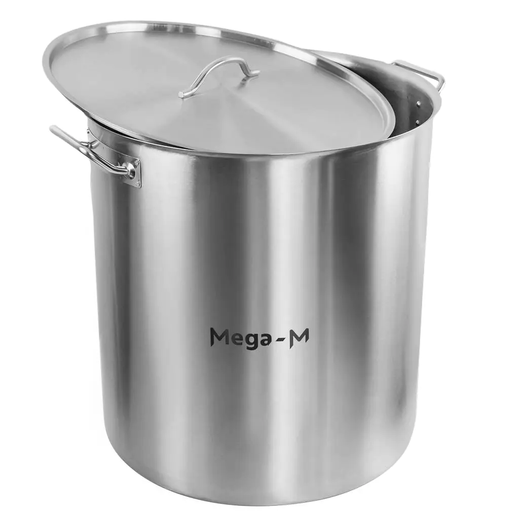 Oala inox inalta cu capac 143L, 55x60cm [2]