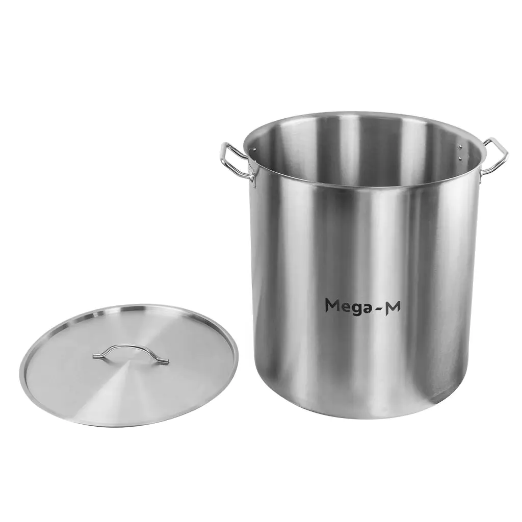 Oala inox inalta cu capac 143L, 55x60cm [3]