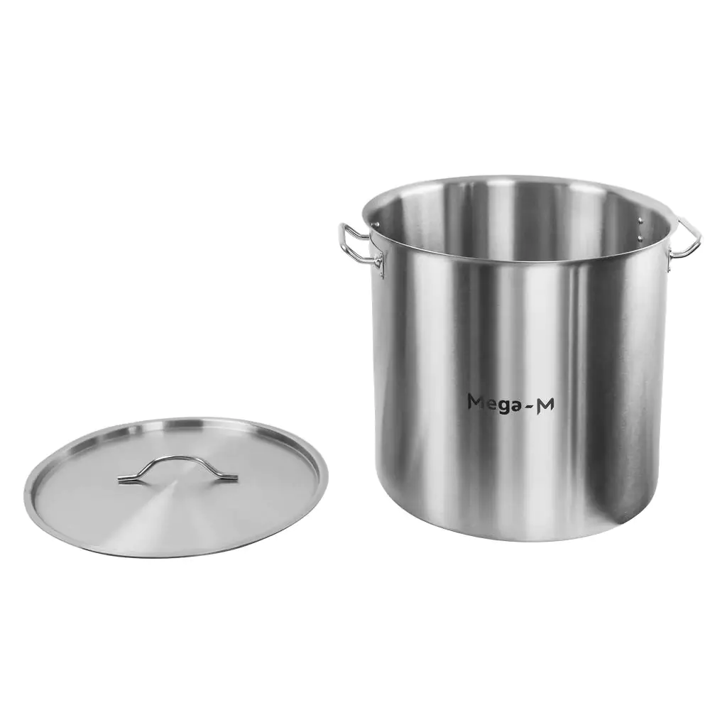 Oala inox inalta cu capac 71L, 45x45cm [3]