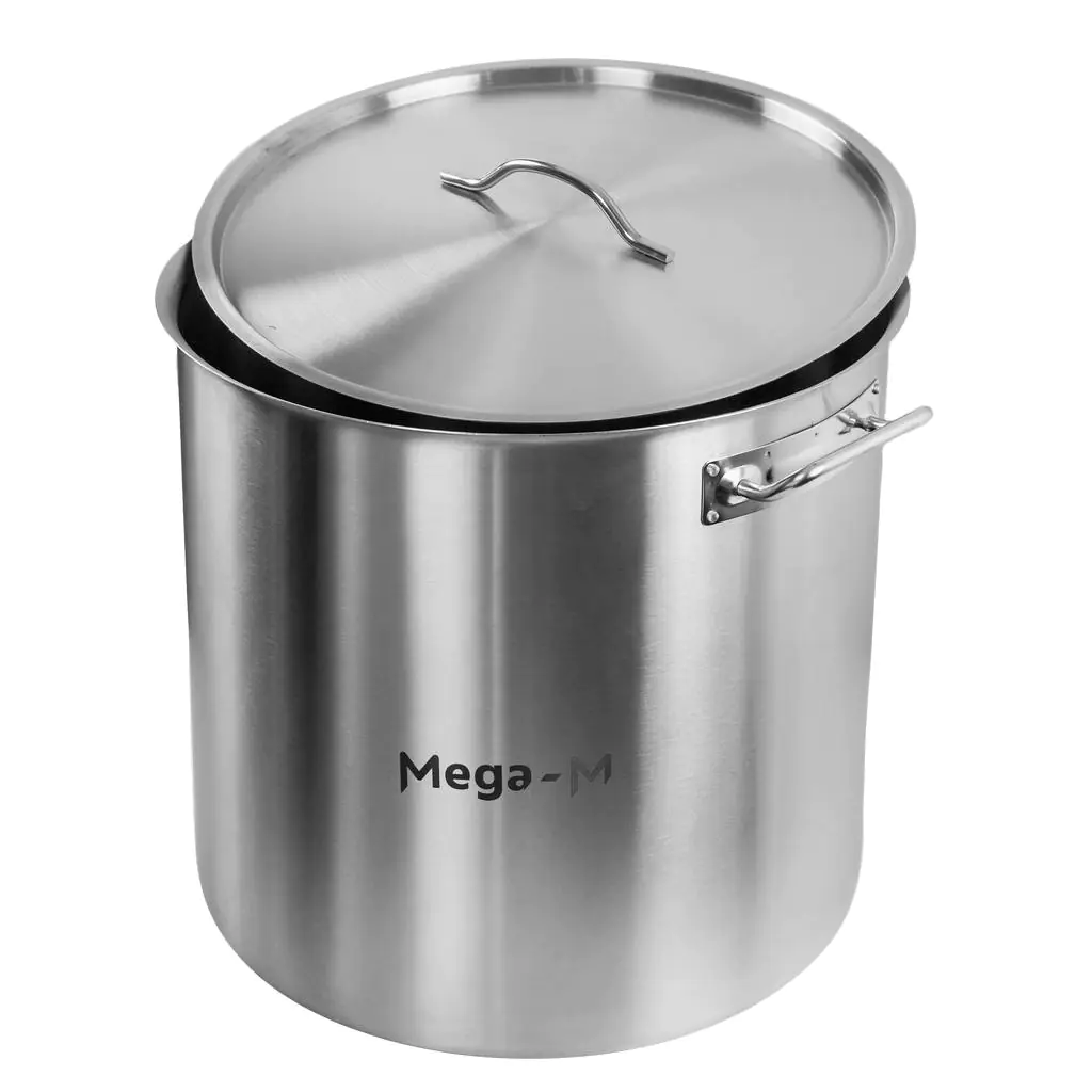 Oala inox inalta cu capac 71L, 45x45cm [2]