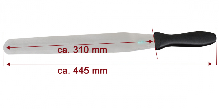 Paleta clatite cu lama din inox, 310 mm BCW-31 [2]