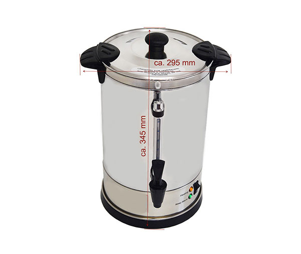 Percolator cu filtru din inox pentru cafea, 6 litri BGK6 [2]