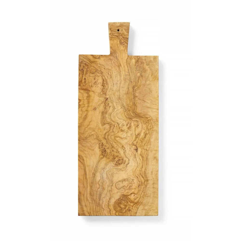 Platou servire din lemn de maslin, 480x190 mm [2]