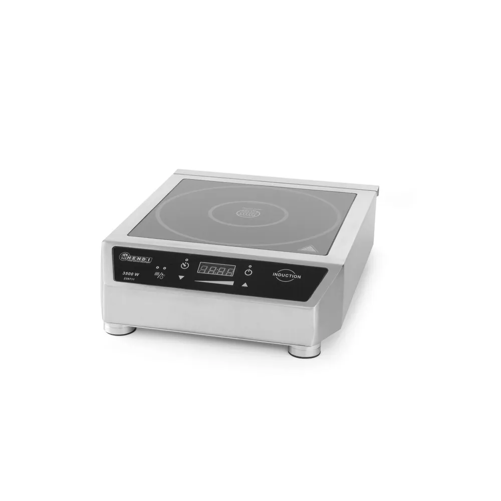 Plita inductie profesionala 3500W, control digital, inox [4]