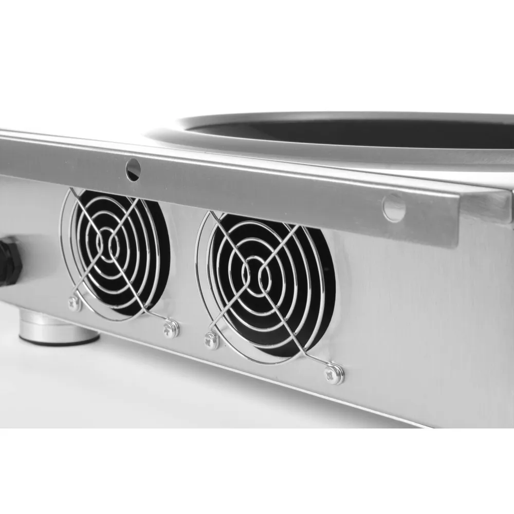 Plita inductie Wok 3500W, control digital, inox cu vas [3]