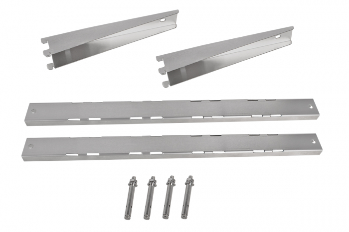 Polita de perete din inox dubla reglabila pe inaltime BWR-5 [3]