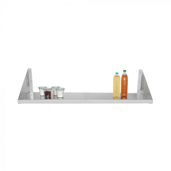 Polita de perete din inox simpla 1400x300 mm BWR-11 [1]