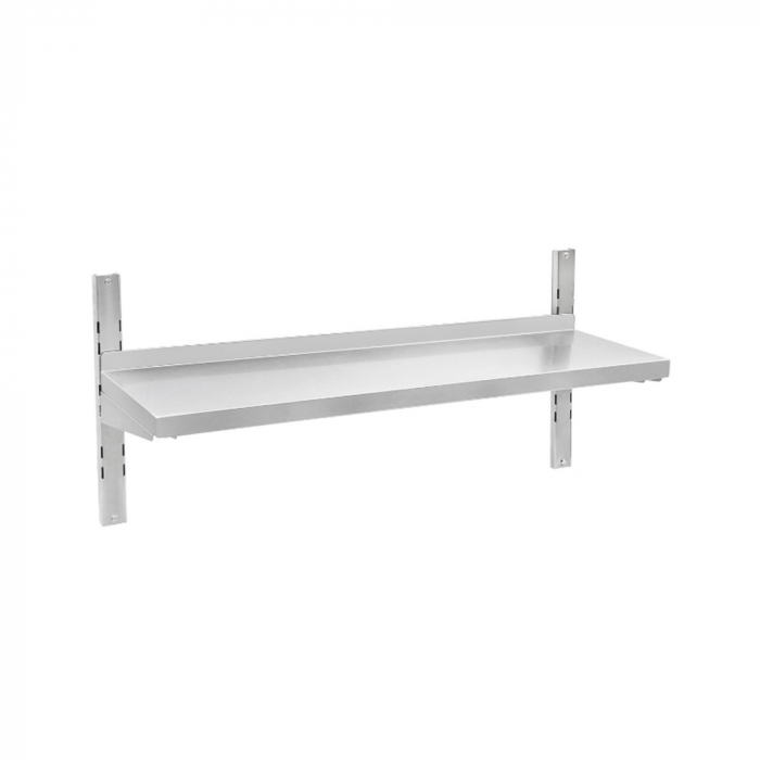 Polita de perete din inox simpla reglabila pe inaltime 1400 mm, BWR-3 [2]
