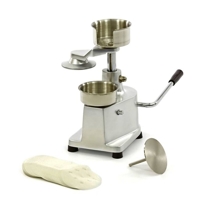 Presa manuala pentru hamburgeri 10cm, aluminiu si inox, 500 foi [2]