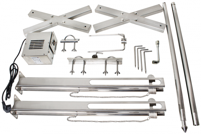 Protap cu rotisor electric din otel inoxidabil, 230V, BSG-150SG [3]