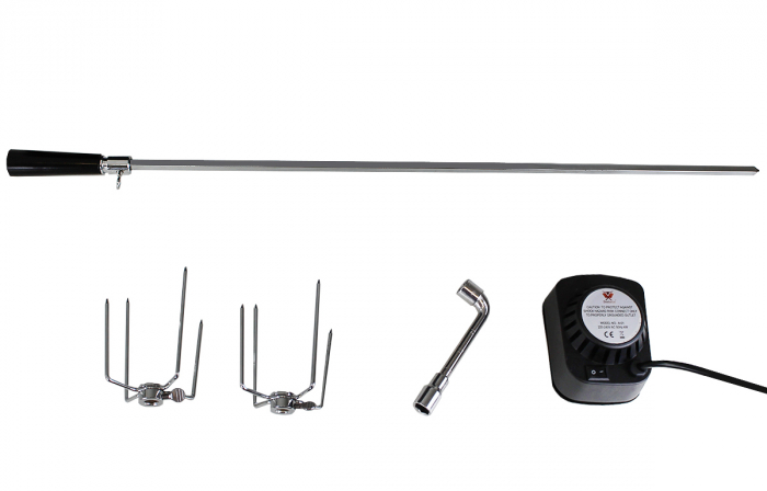 Protap rotisor cu gratar 600x320 mm din inox, 230V, SGB-8 [8]