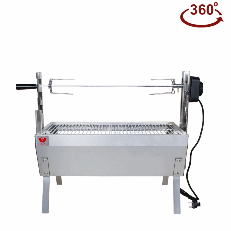 Protap rotisor cu gratar 600x320 mm din inox, 230V, SGB-8 [2]