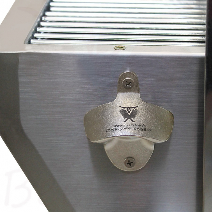 Protap rotisor dublu cu gratar 1260x750 mm pe carbune din inox, 230V, BSG150-D [4]