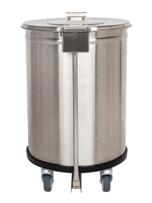 Pubela inox 100 litri cu pedala BGA-100 [5]