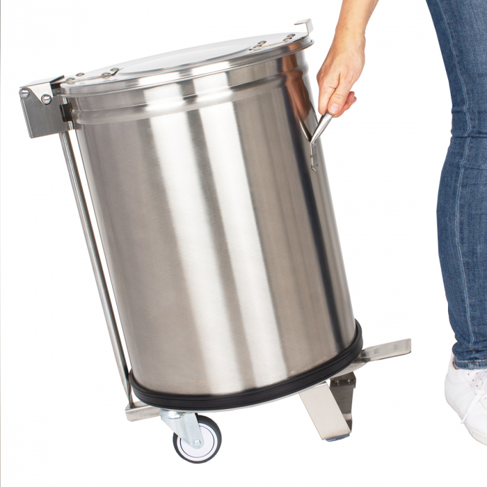 Pubela inox 50 litri cu pedala BGA-50 [2]