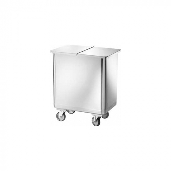 Pubela tip carucior 115 litri cu separator interior, 610x400x730(h) mm, AV4680 [1]