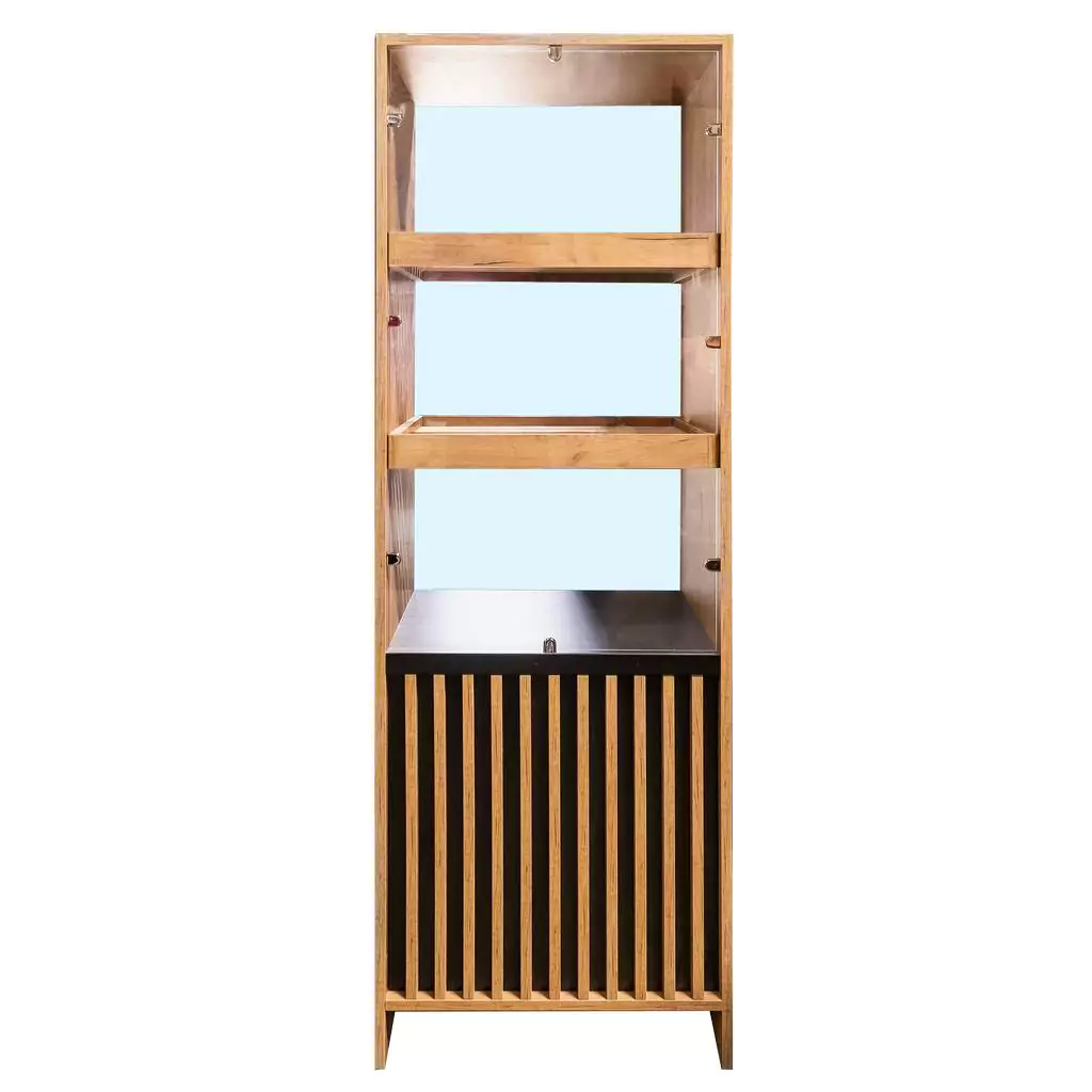 Raft brutarie 180cm, stejar kraft [8]