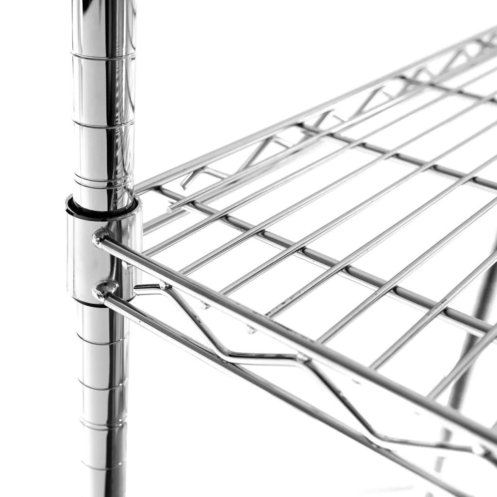 Raft cromat 4 polite 150x45x180 cm, uz profesional [7]